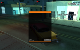 Vehicle's empty trunk